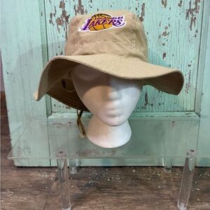 NBA Tan Lakers Bucket Hat